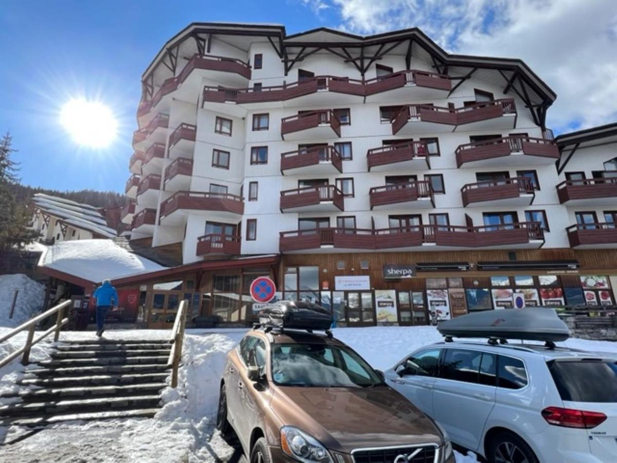 Appartement La Tania 2 Pieces Garage Dans Chalet Pied Pistes Bagian luar foto